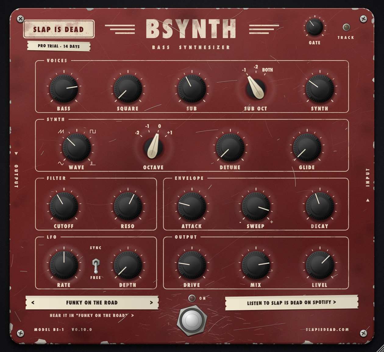 The BSynth pedal plug-in